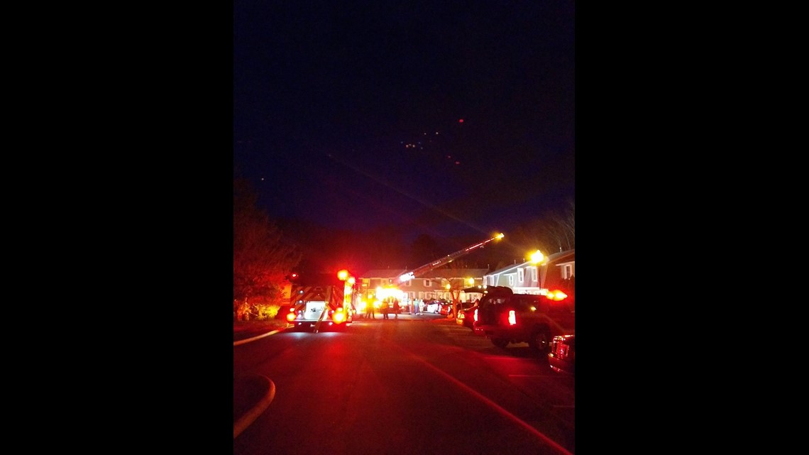 Firefighters battle condo complex fire in Wallingford