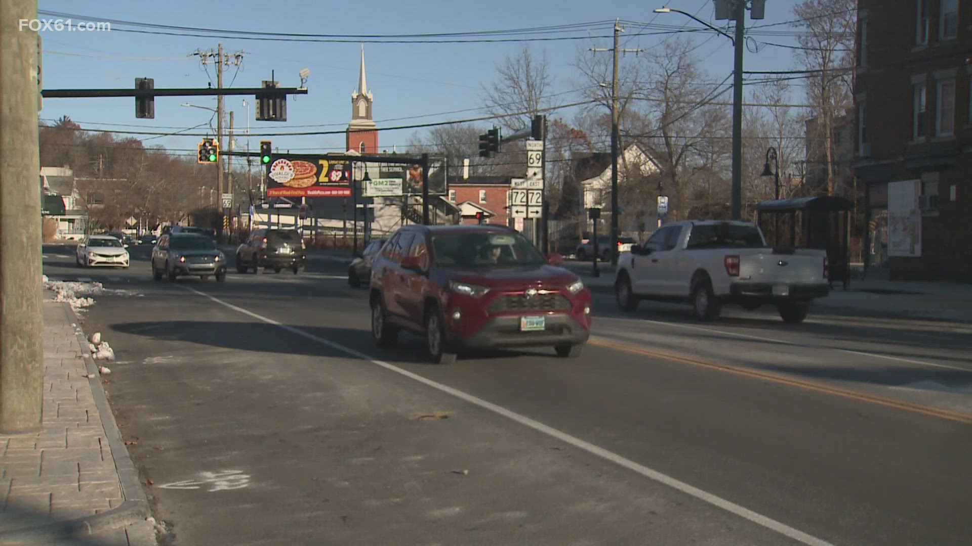 Good news for drivers in Bristol. A long-term construction project is finally complete at the intersection of Routes 72 and 69. The improvements were under budget.