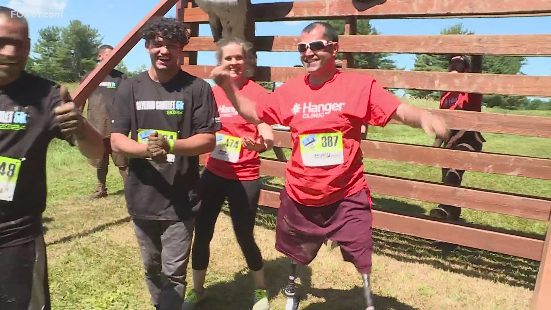 Athletes of all abilities were put to the test Saturday at the 10th annual Gaylord Gauntlet 5K Trail and Obstacle Run in Wallingford.