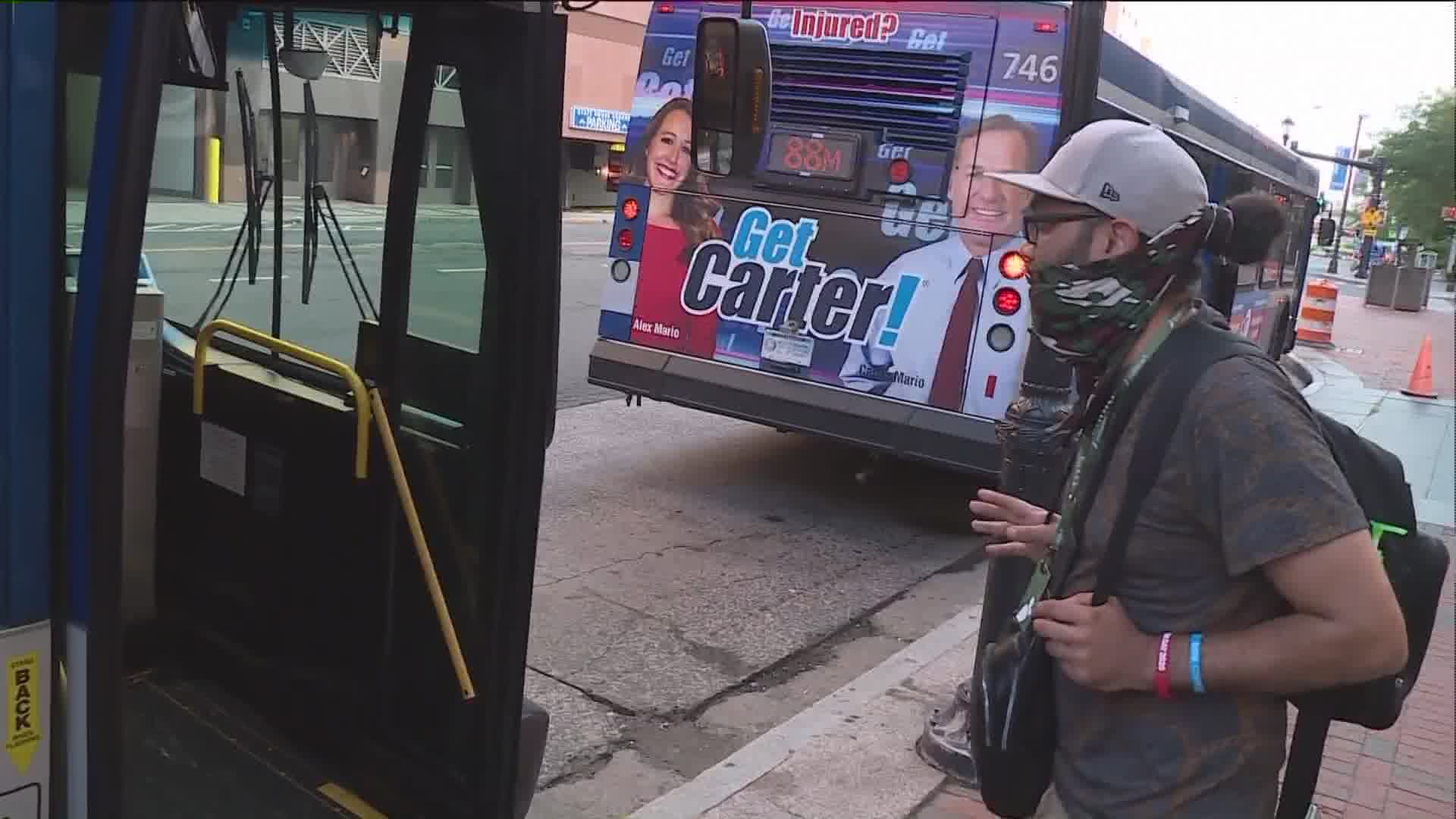 Masks are a requirement in order to ride public transit in Connecticut