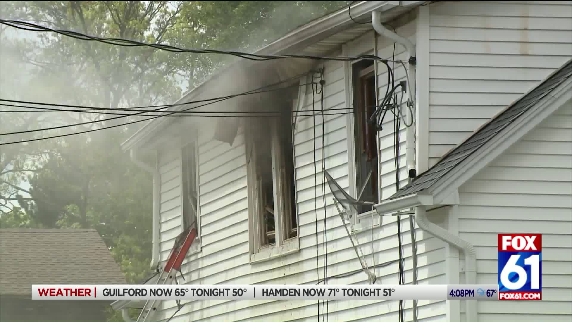 Man seriously burned in Plainville fire