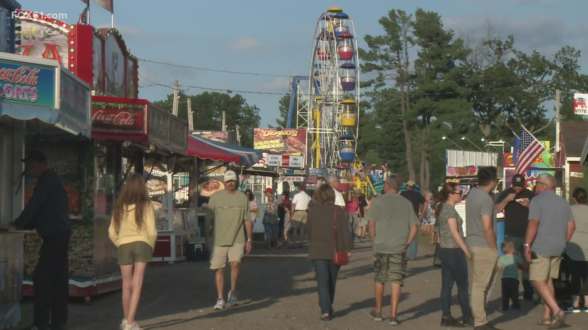The fair has a history that dates back to the 1830s. It’s known as the oldest fair in New England. Residents are glad to get back to the fairgrounds this year.