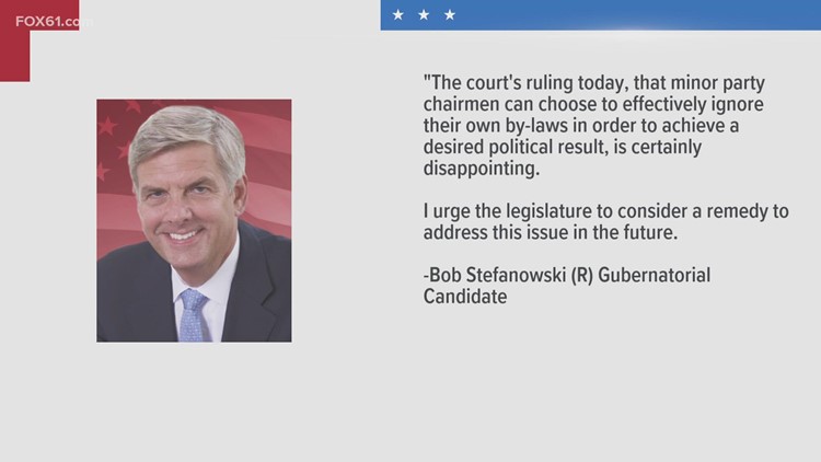法官裁定共和党候选人Stefanowski败诉
