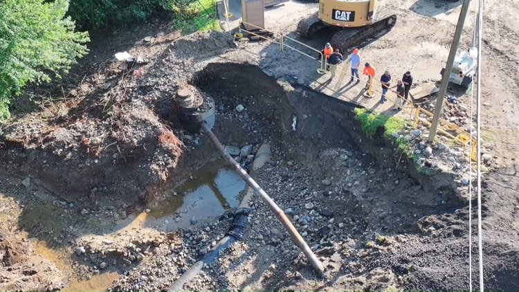 Waterbury provides non-potable water, shower access amid water main break affecting 15,000