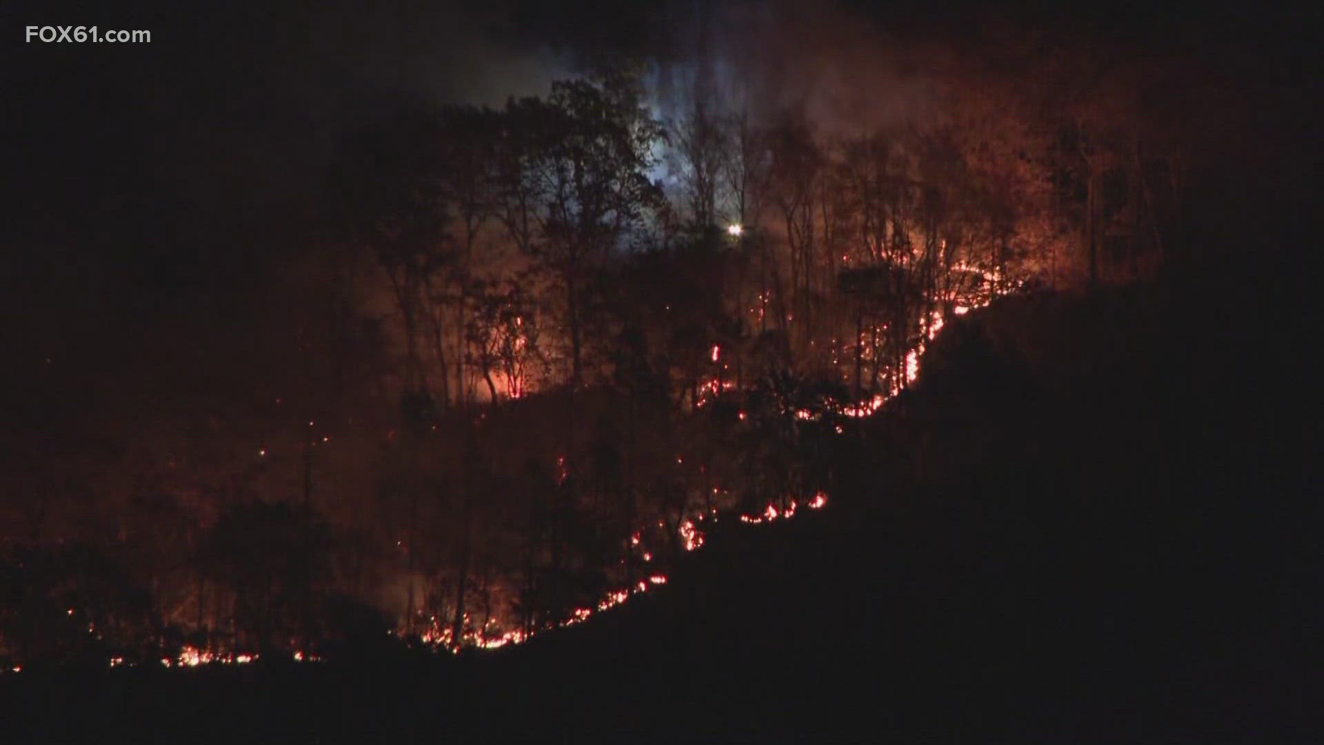 The Hawthorne Fire has been burning for two days, but officials now say it is under control. Around the clock work won't stop soon, as many acres are still ablaze. 