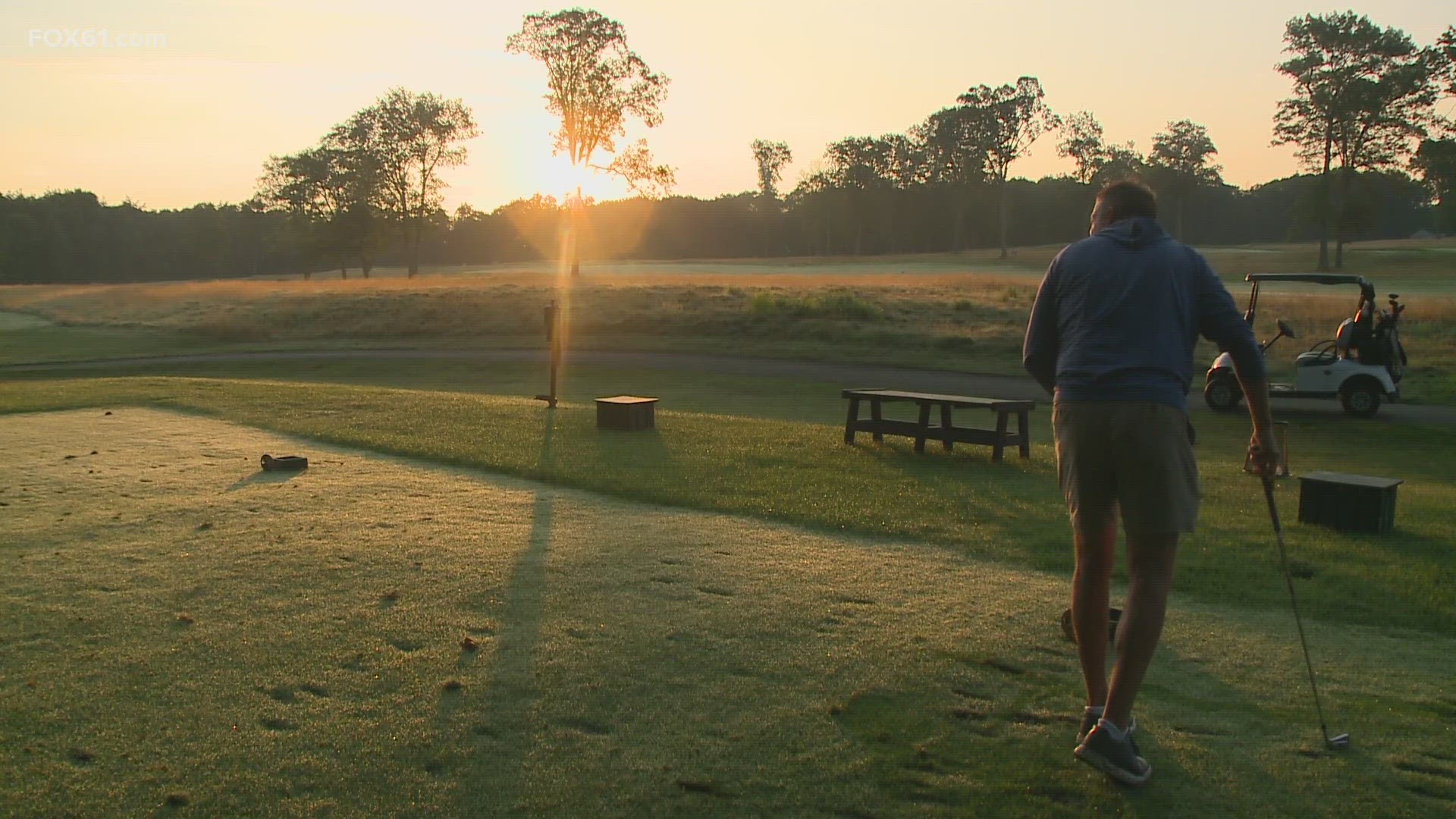 Once a year, Brian Cuddeback hits the links at the Golf Club of Avon 
 and the shots don’t stop.