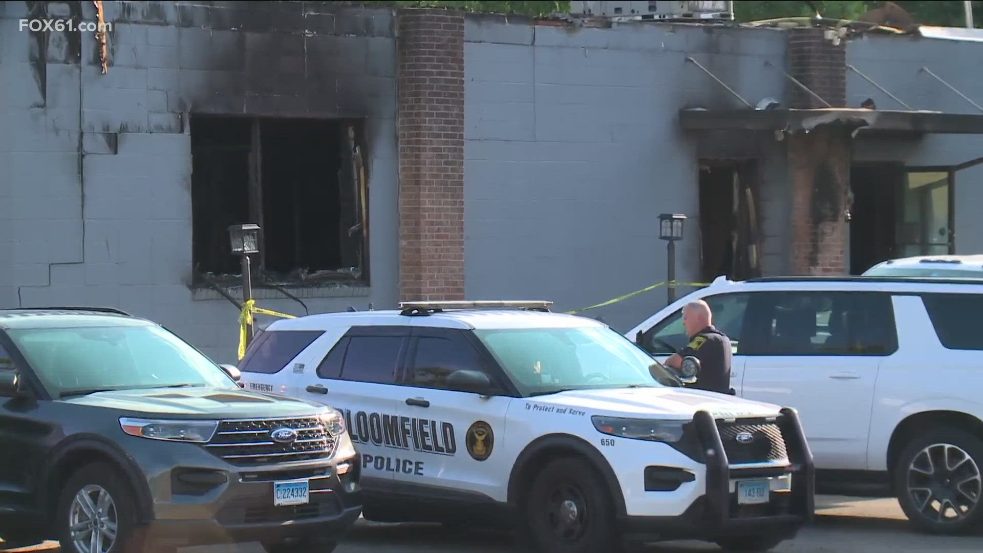 The fire was at a building on West Newbury Street.