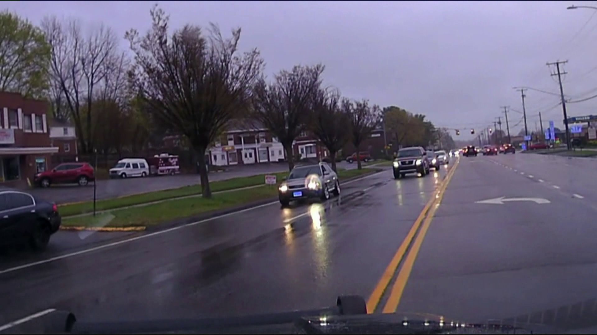 Officer involved shooting, first dash cam video