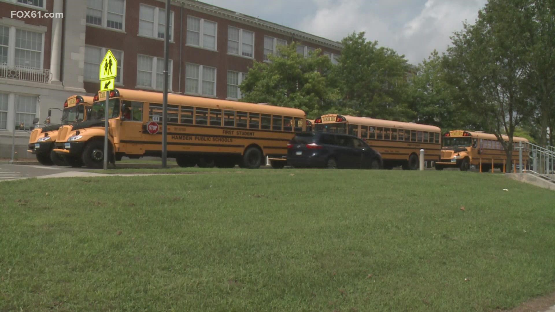 The district fell victim to the national bus driver shortage, learning late Friday that the bus company, First Student, had to cancel seven routes.