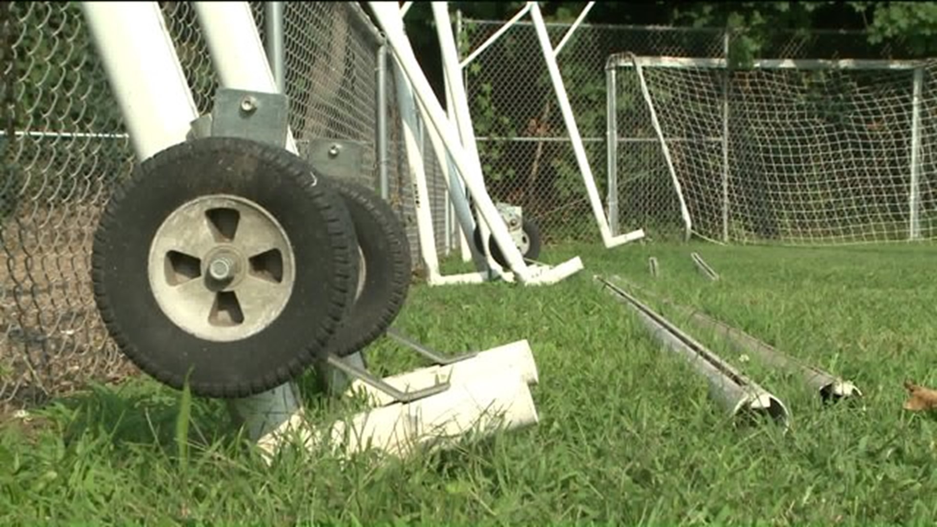 Naugautuck soccer goals vandalized, leaving youth league in trouble as season begins