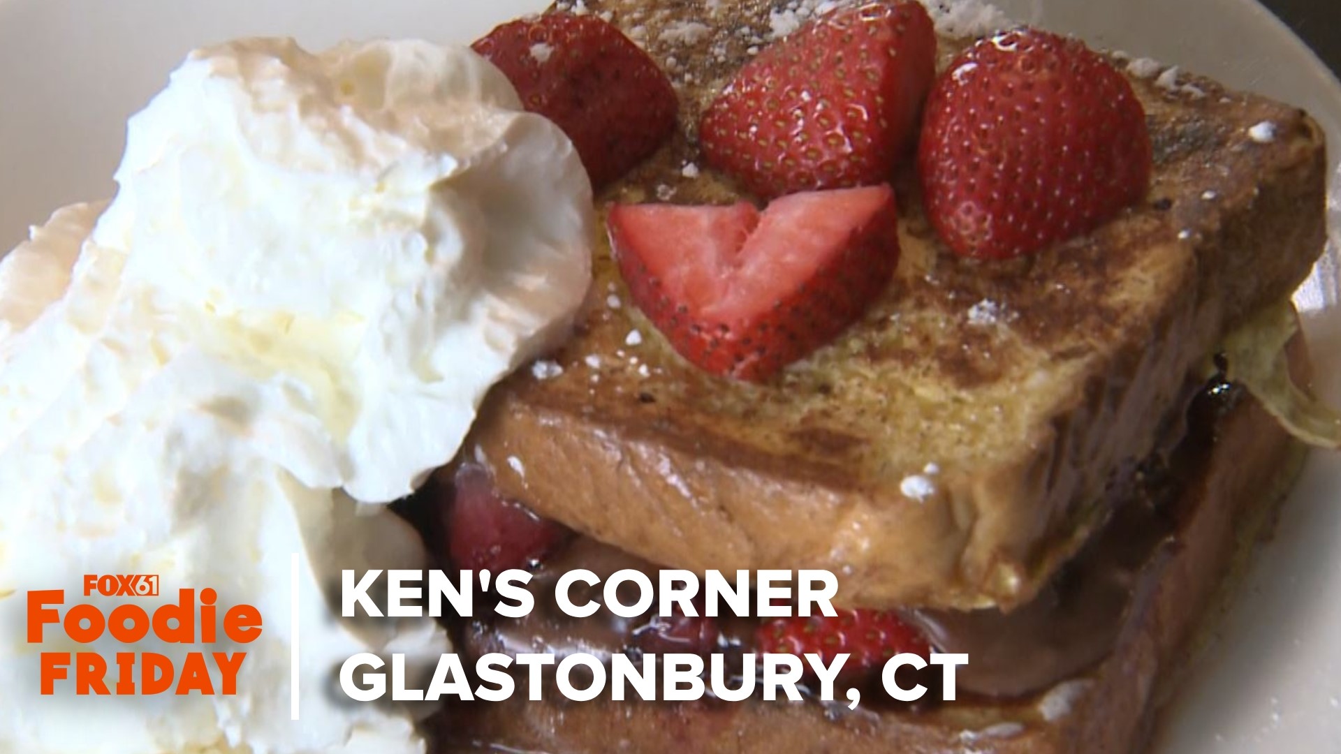 FOX61's Symphonie Privett visited Ken's Corner in Glastonbury for Foodie Friday to try some of the sweet and savory breakfast options.