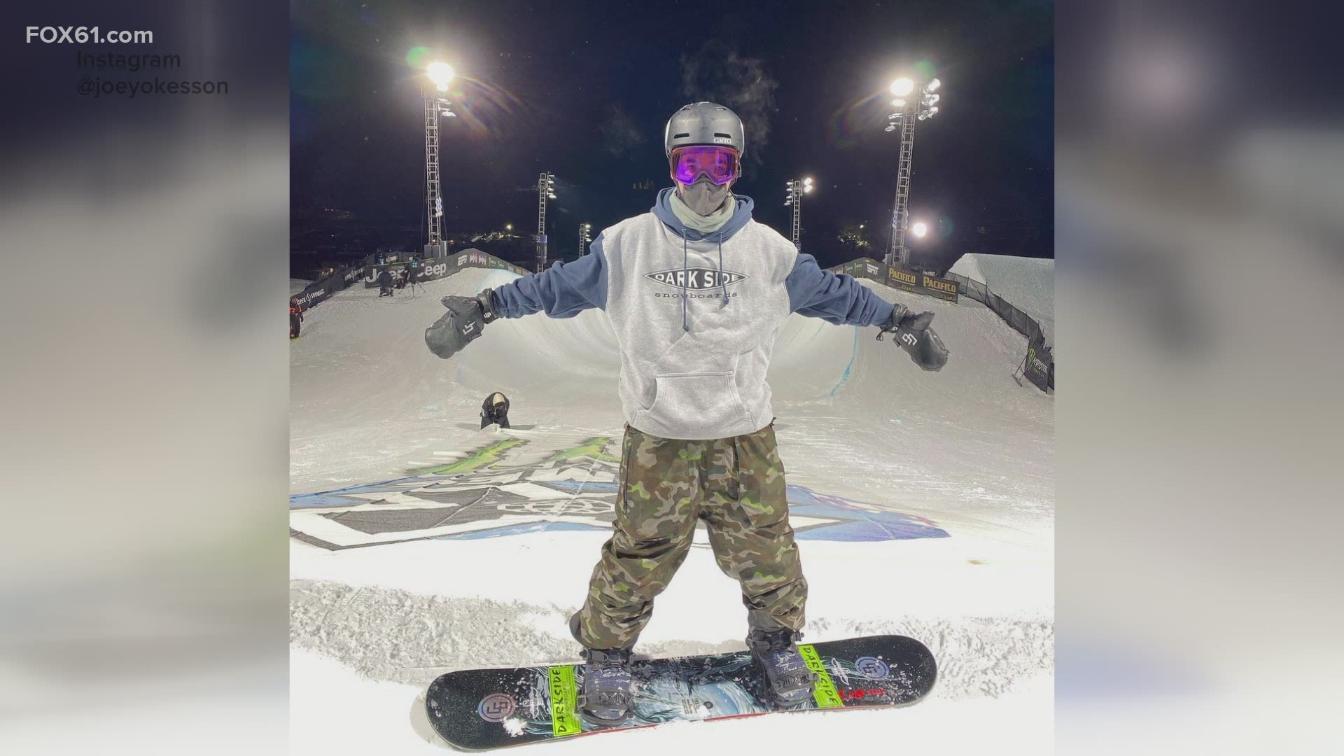 If you snowboard, watching the X Games is must see TV. Well, there is a young man from Southbury, who just competed!