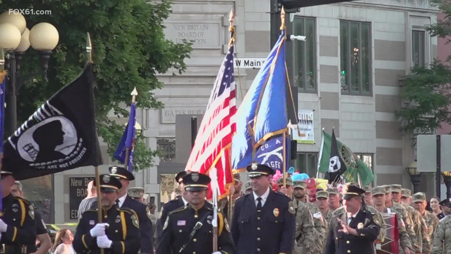 Spectators and performers at New Britain's Memorial Day Parade say it's about honoring those who died for their freedom.