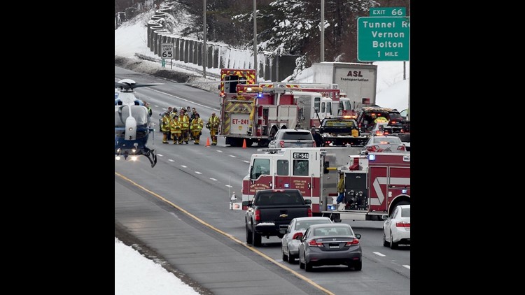 Car Hits Tractor Trailer Crash Slows Traffic On I 84 In Vernon Thursday 0640