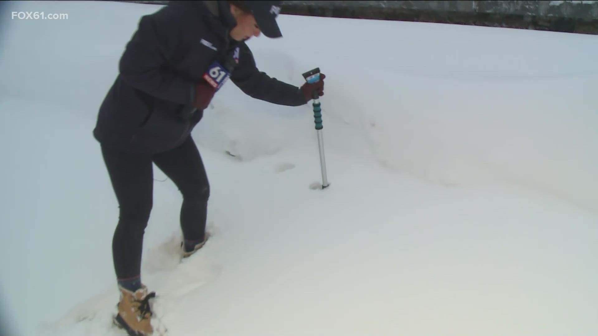 FOX61's Brooke Griffin is in Norfolk, where residents are digging out of the snow the nor'easter left behind. Neighbors say they're used to the snow.