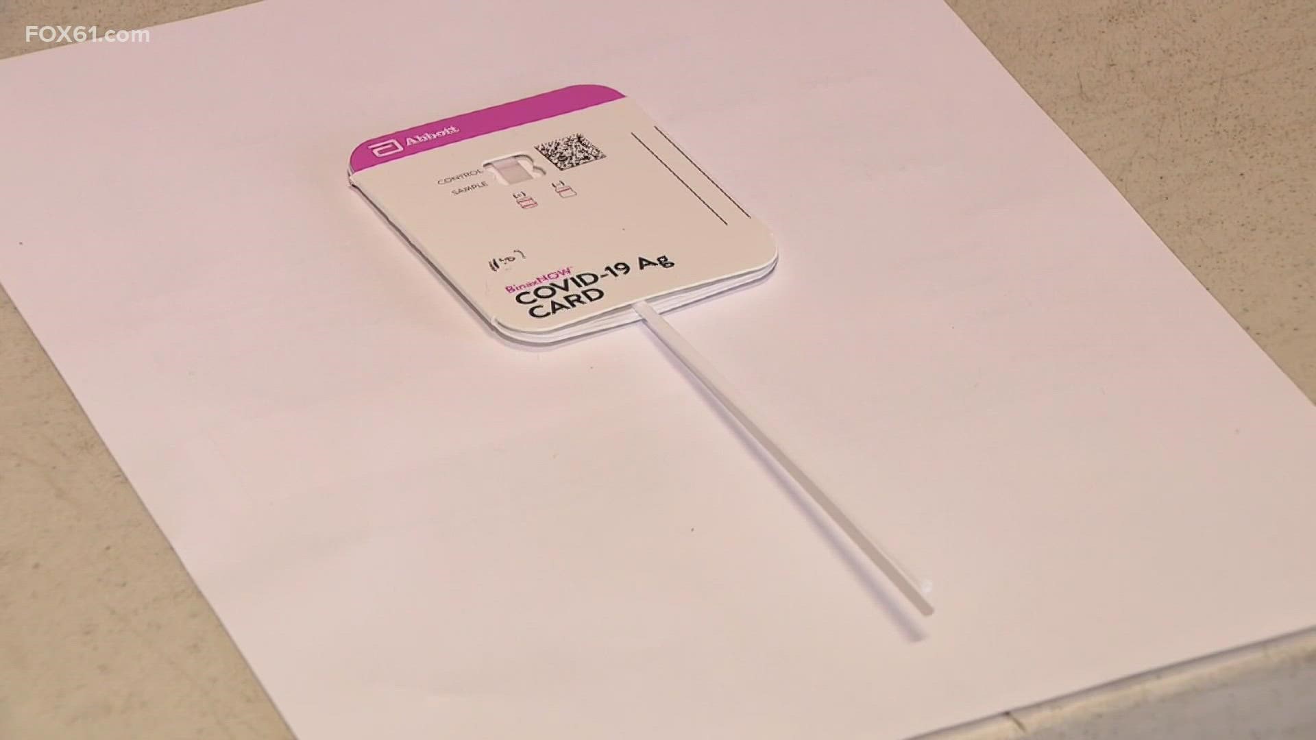 The City of Hartford ordered its own at-home COVID test kits for its residents. The State of Connecticut is still waiting on its shipment of kits for its communities