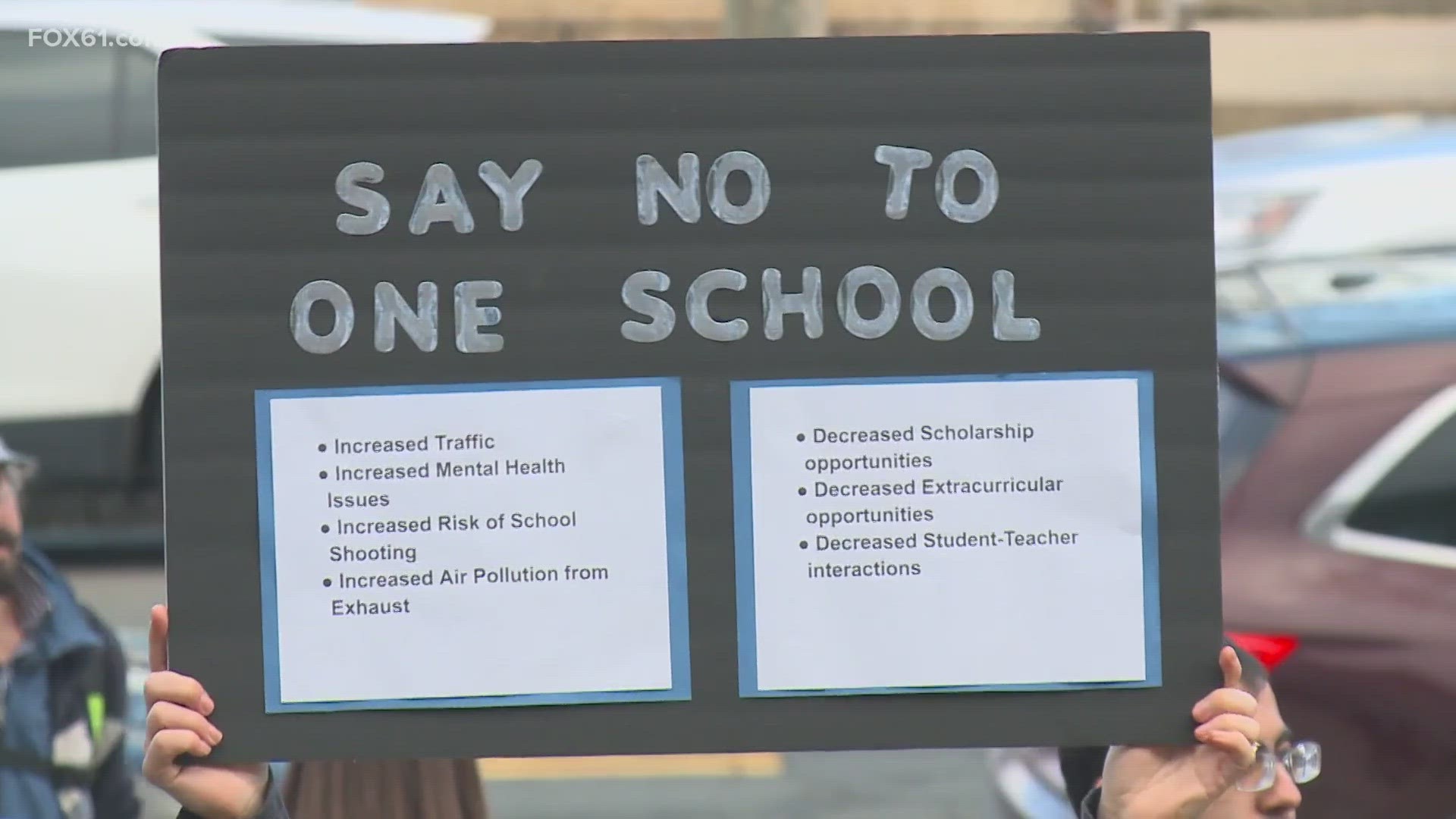 If the plan were to go forward, the new high school would not be open until fall 2028. Current students said they are speaking out for those it will impact.
