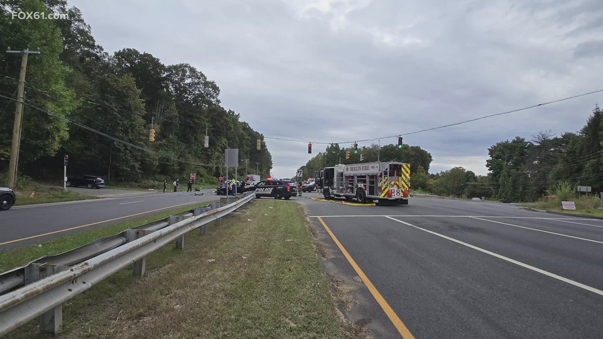 A one-year-old died in a serious multi-car accident on the Berlin Turnpike Saturday afternoon.