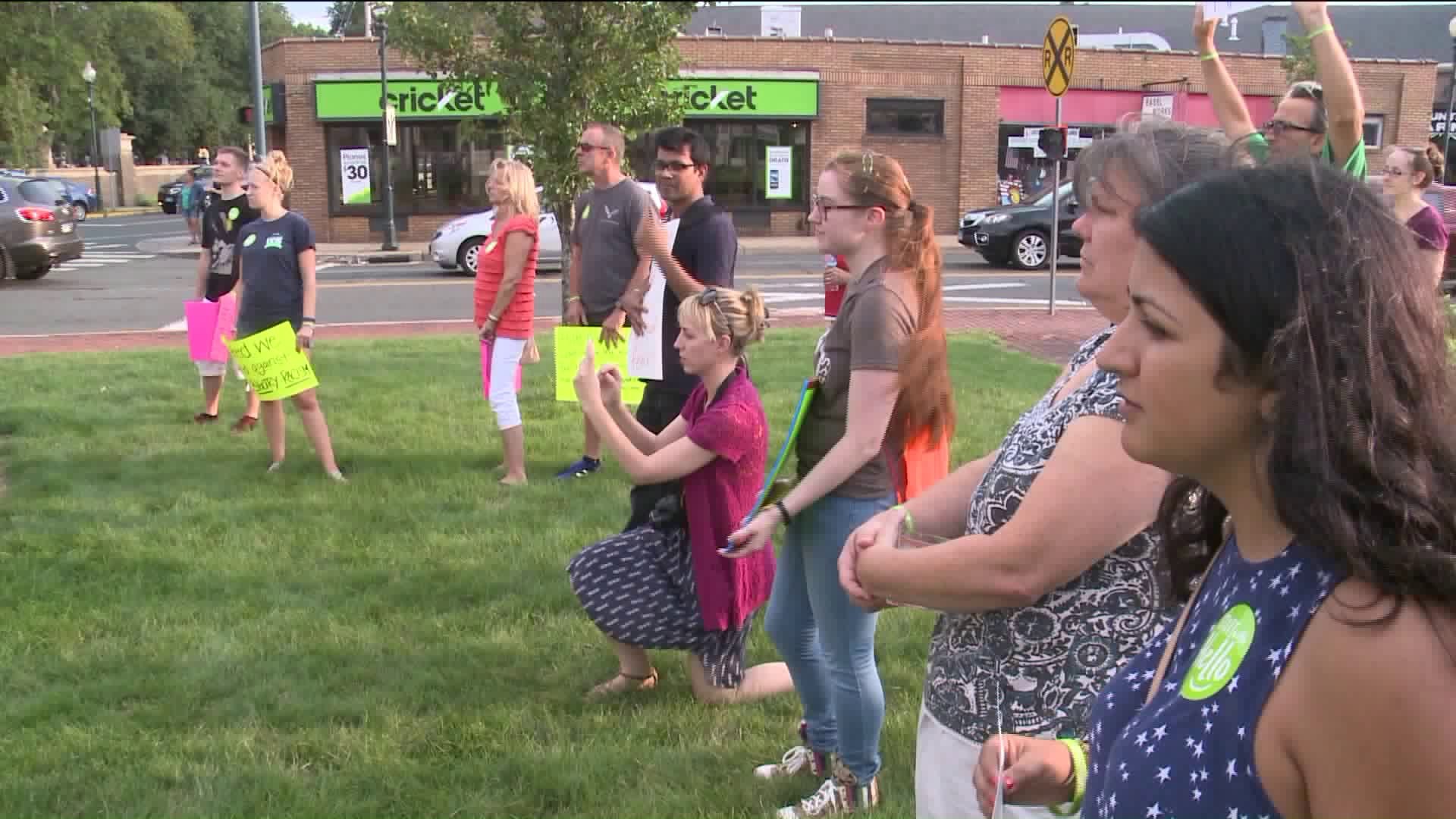 Wallingford rally against hate