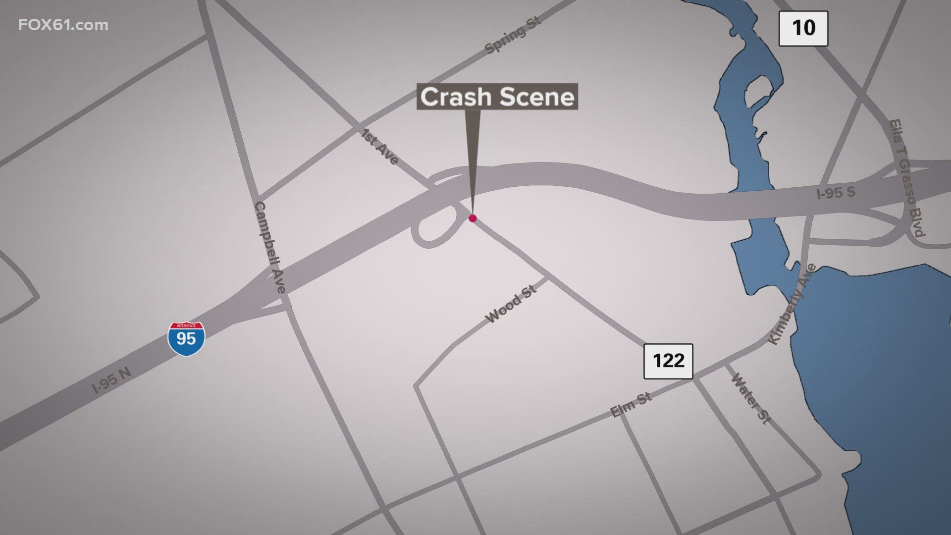 Police said the car that hit the scooter never stopped and drove away from the scene on I-95.