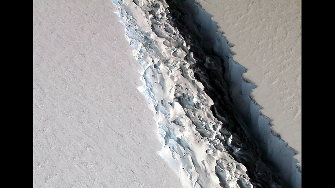 Iceberg the size of Delaware close to breaking away from Antarctica