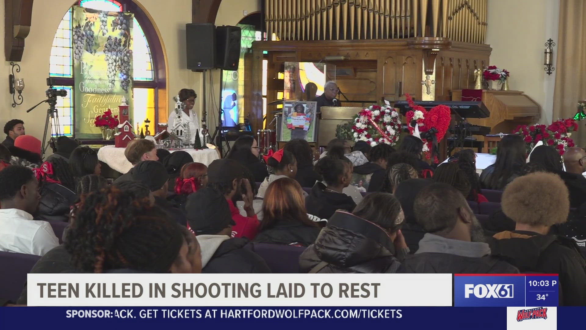 Funeral service for the 16-year-old boy who was shot and killed on Goffe Street in New Haven was held Saturday afternoon.