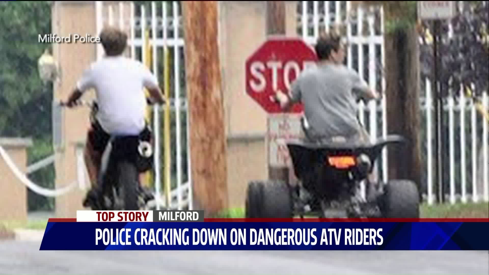 Police cracking down on ATV riders