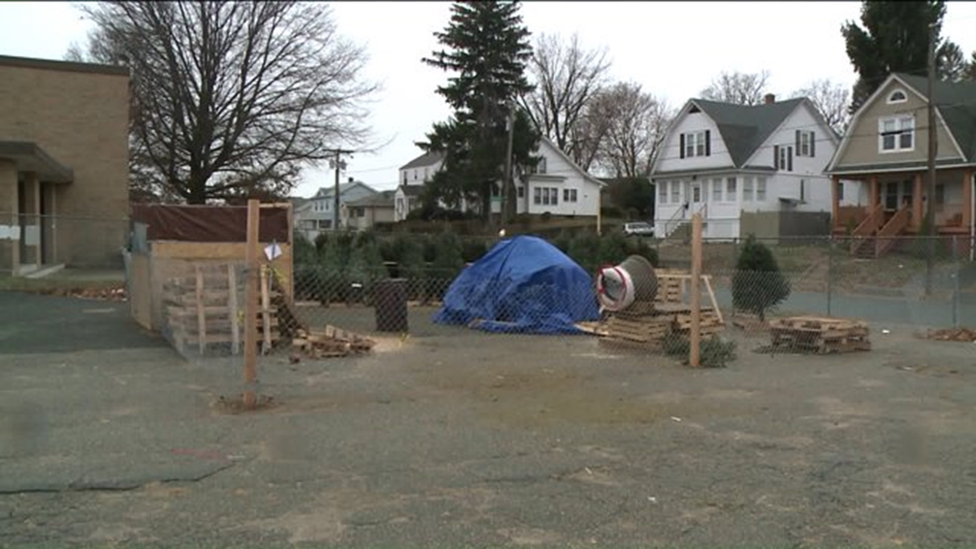 Waterbury school at a loss after fundraising Christmas trees stolen