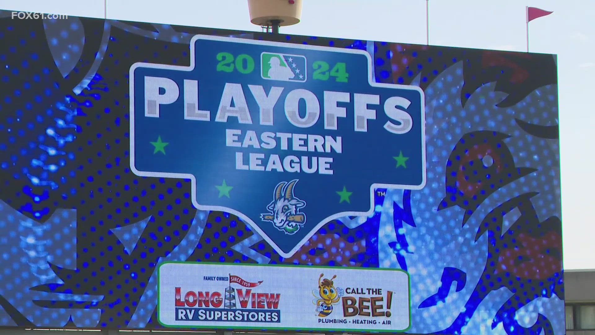 Thursday marks the Yard Goats' second game in a best-of-three playoff series against the Somerset Patriots. Somerset won 3-2 in game one on Tuesday.