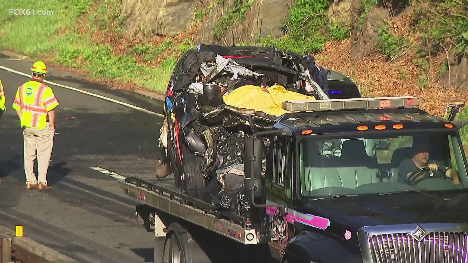 A Fairfield University student has been identified as one of the victims of a fatal wrong-way crash on Route 15 in Stratford that happened Thursday morning.