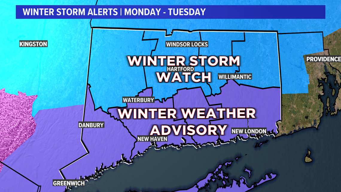 Multiple Winter Weather Threats For Connecticut In The Days Ahead ...