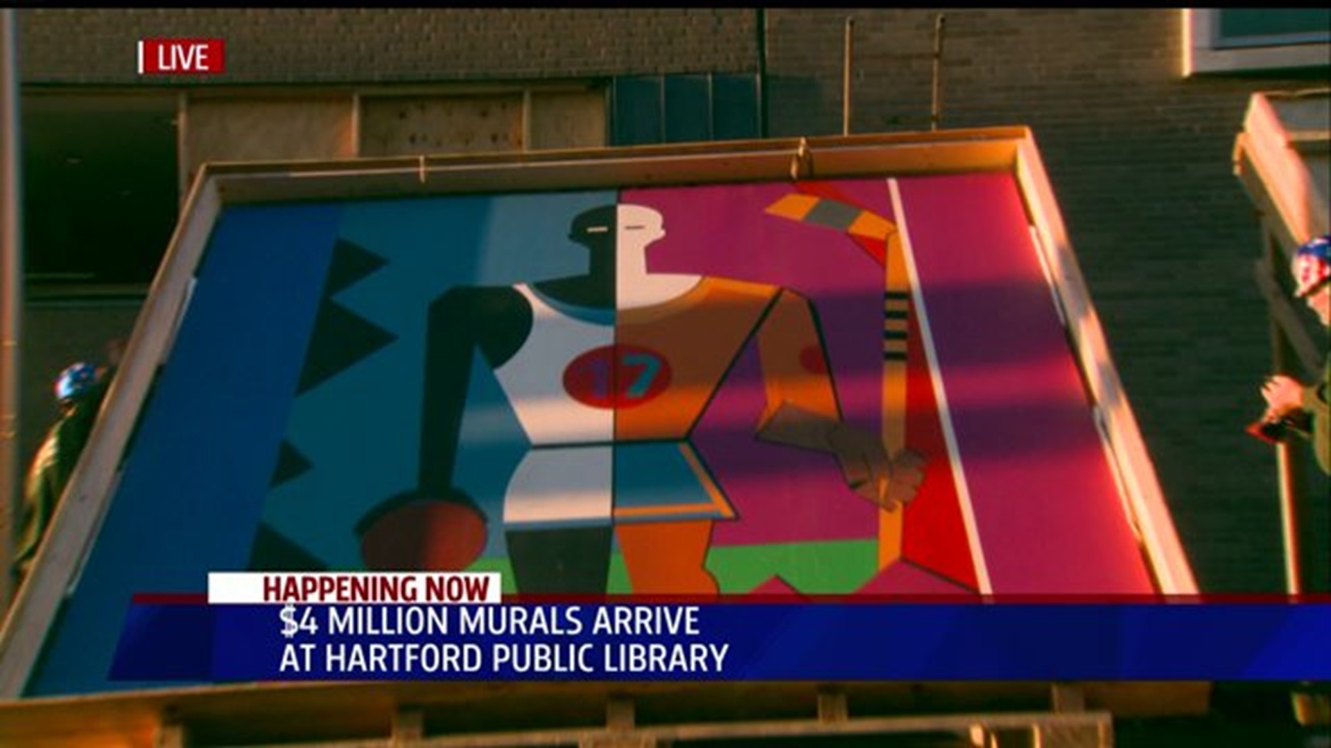 Murals Arrive At Hartford Public Library