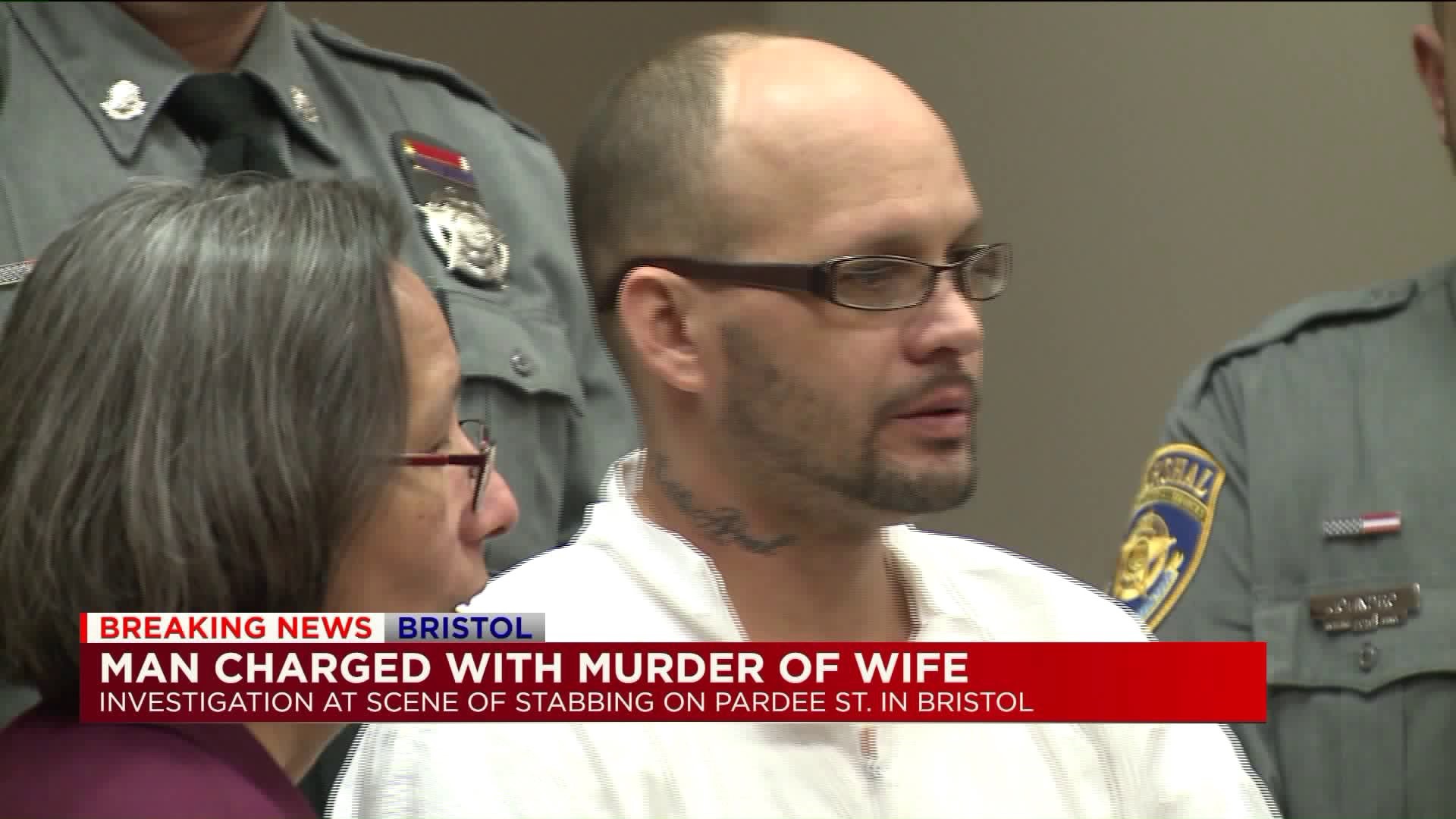 EXCLUSIVE: Bristol man charged with fatally stabbing his wife; held on $3 million