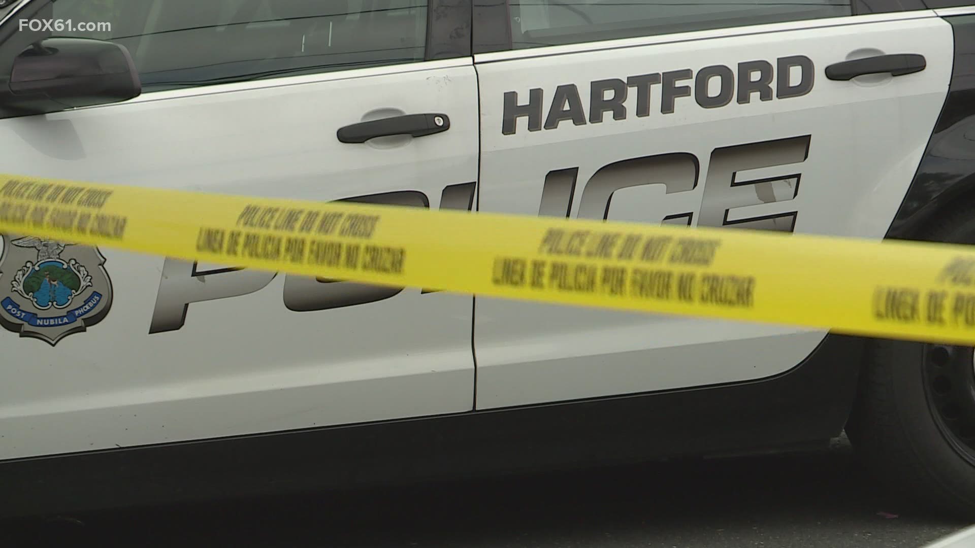 Investigators are on the scene of a homicide in Hartford
