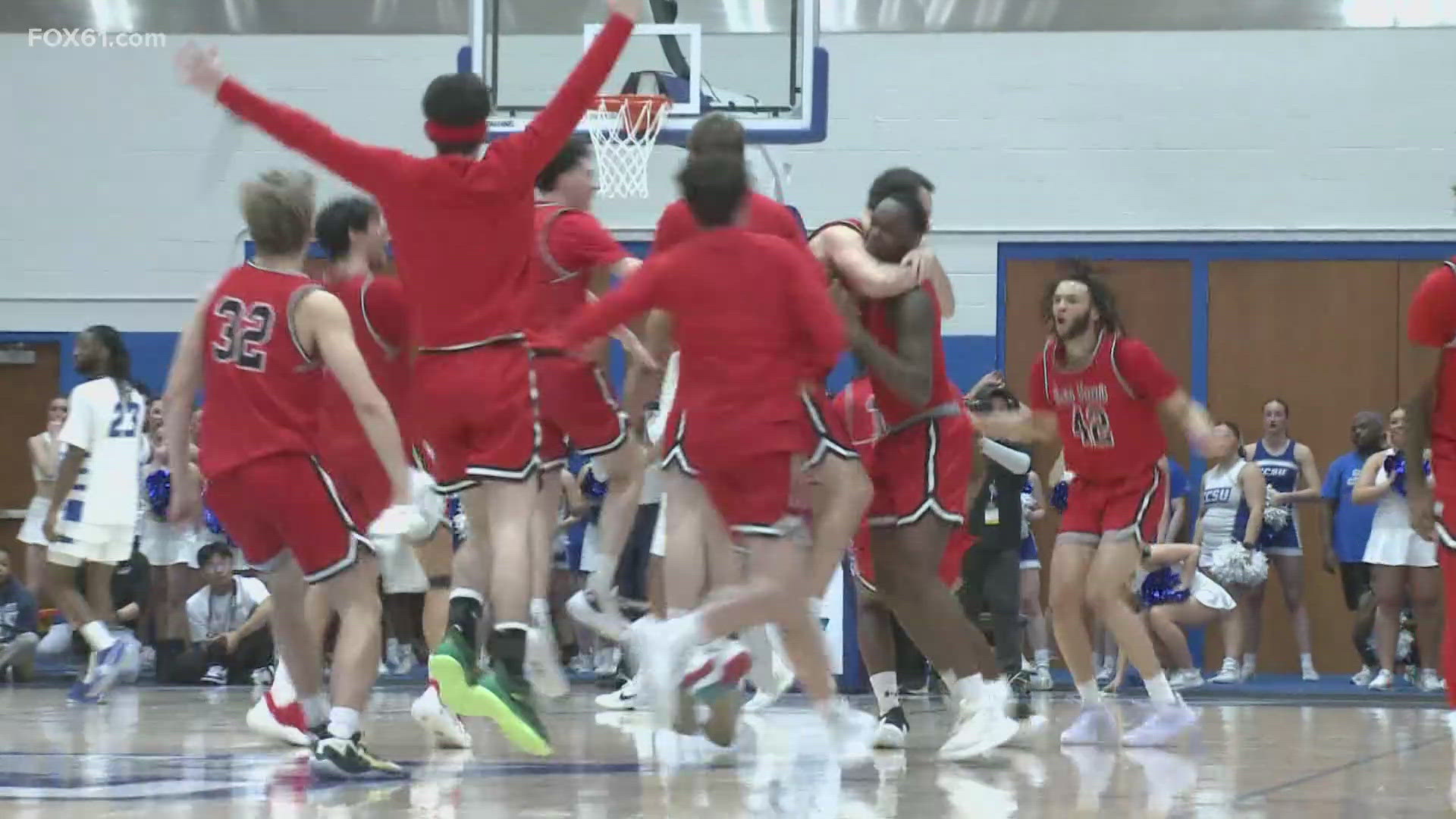 St. Francis won 46-43 against CCSU in Connecticut Tuesday to punch their ticket to March Madness. 