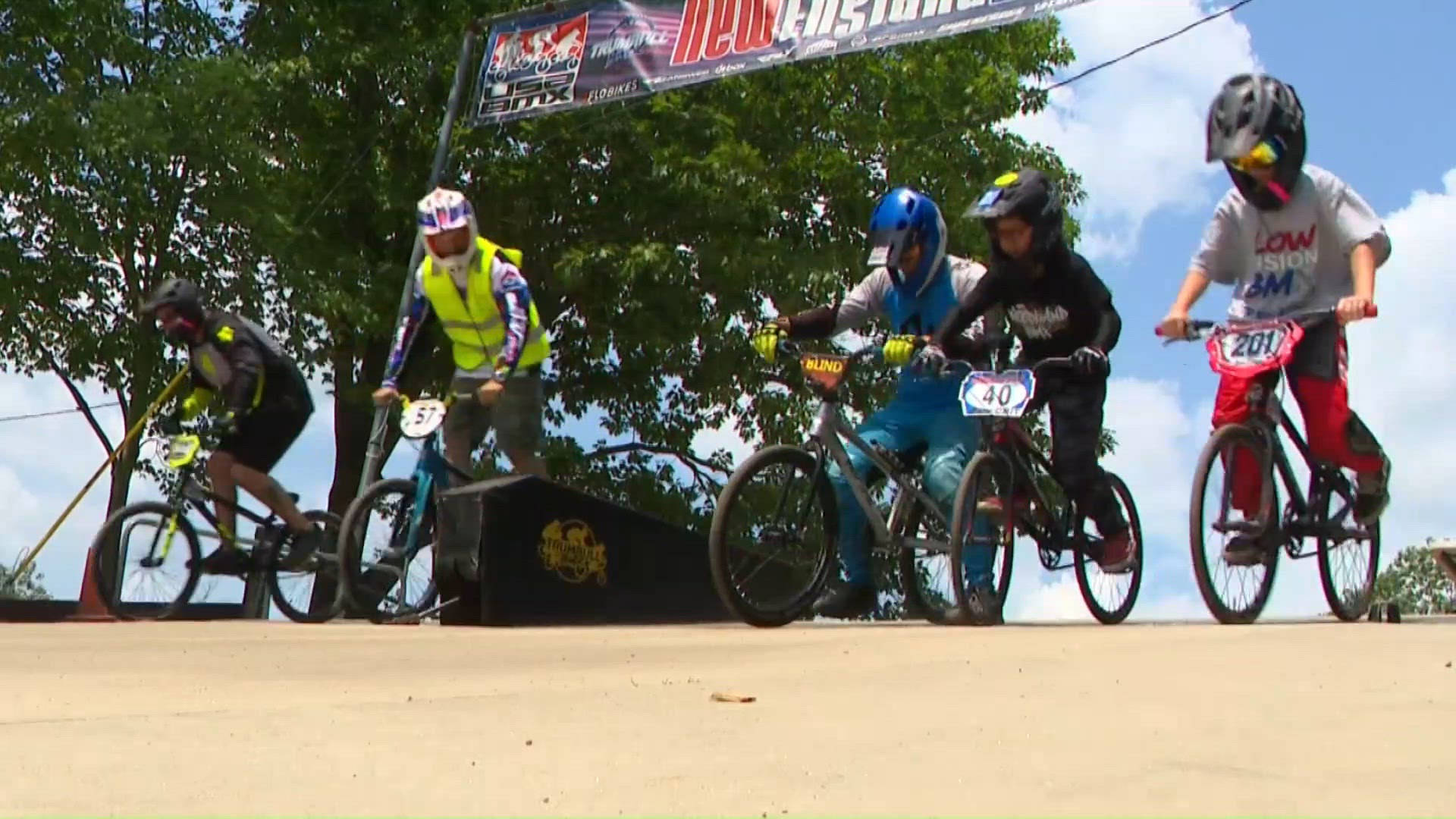 'It’s a degree of fearlessness': High hopes for 'Low Vision BMX Racing' initiative