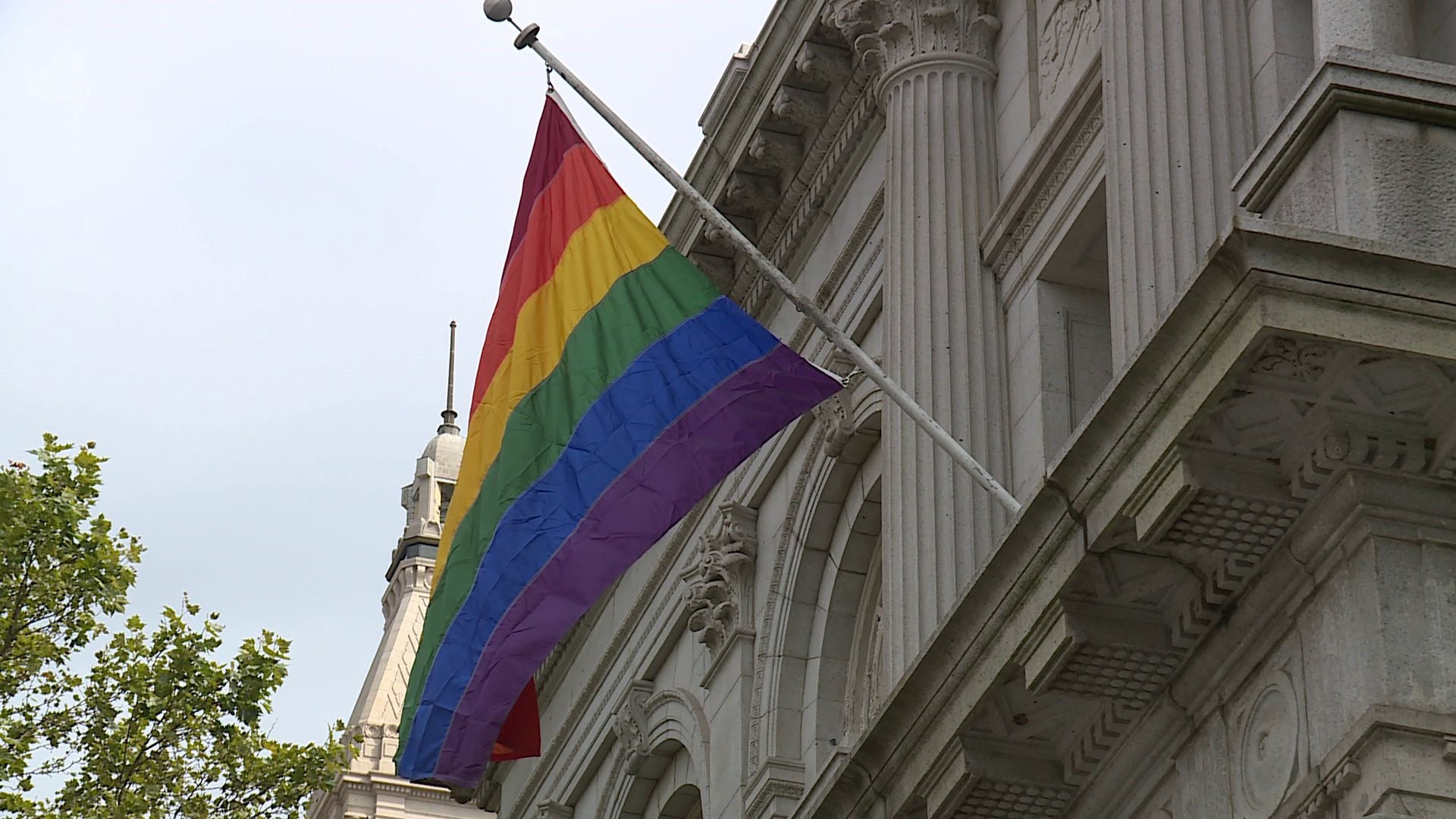 LGBT flag raised at Hartford City Hall