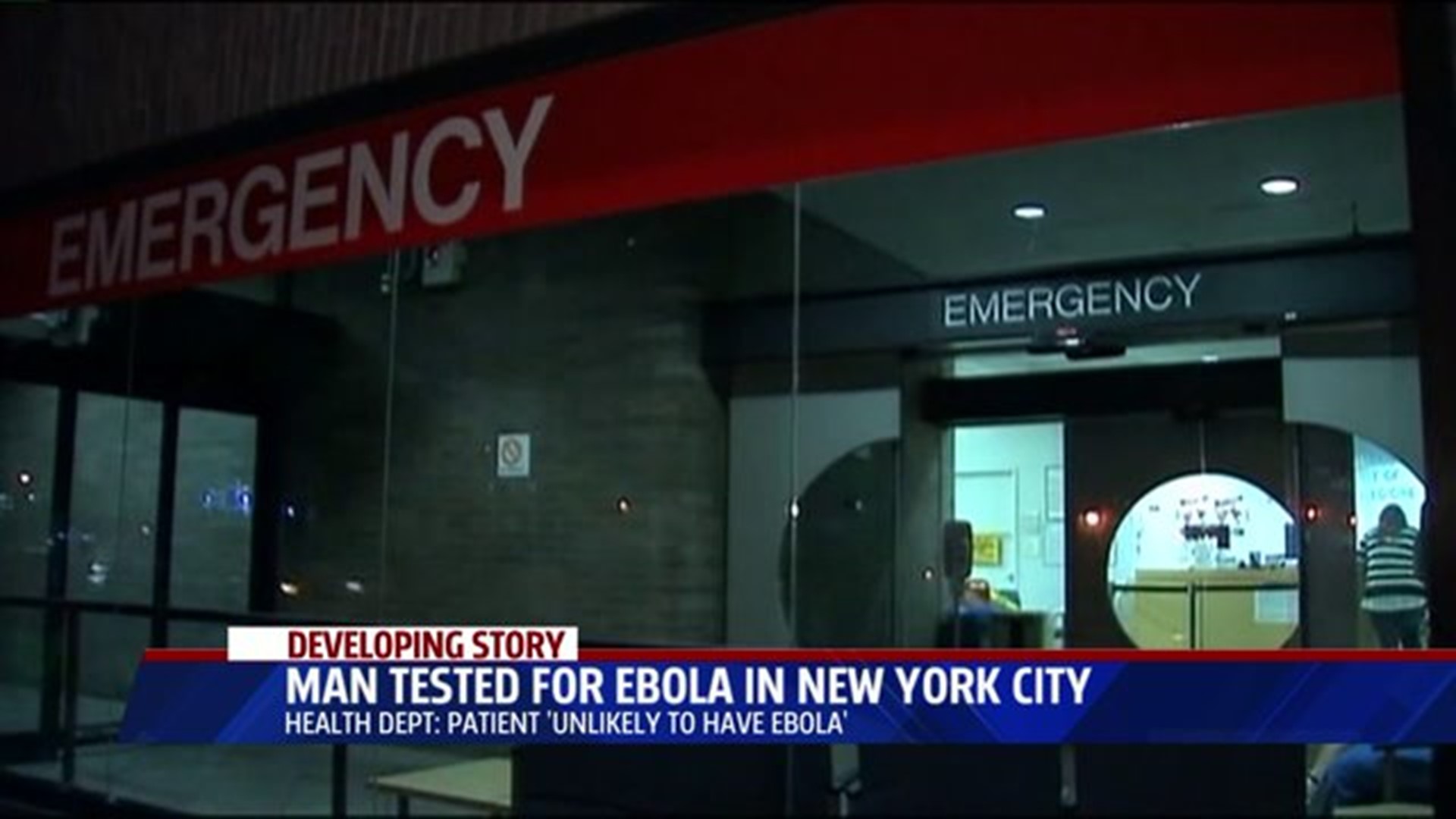 Man Tested For Ebola In New York
