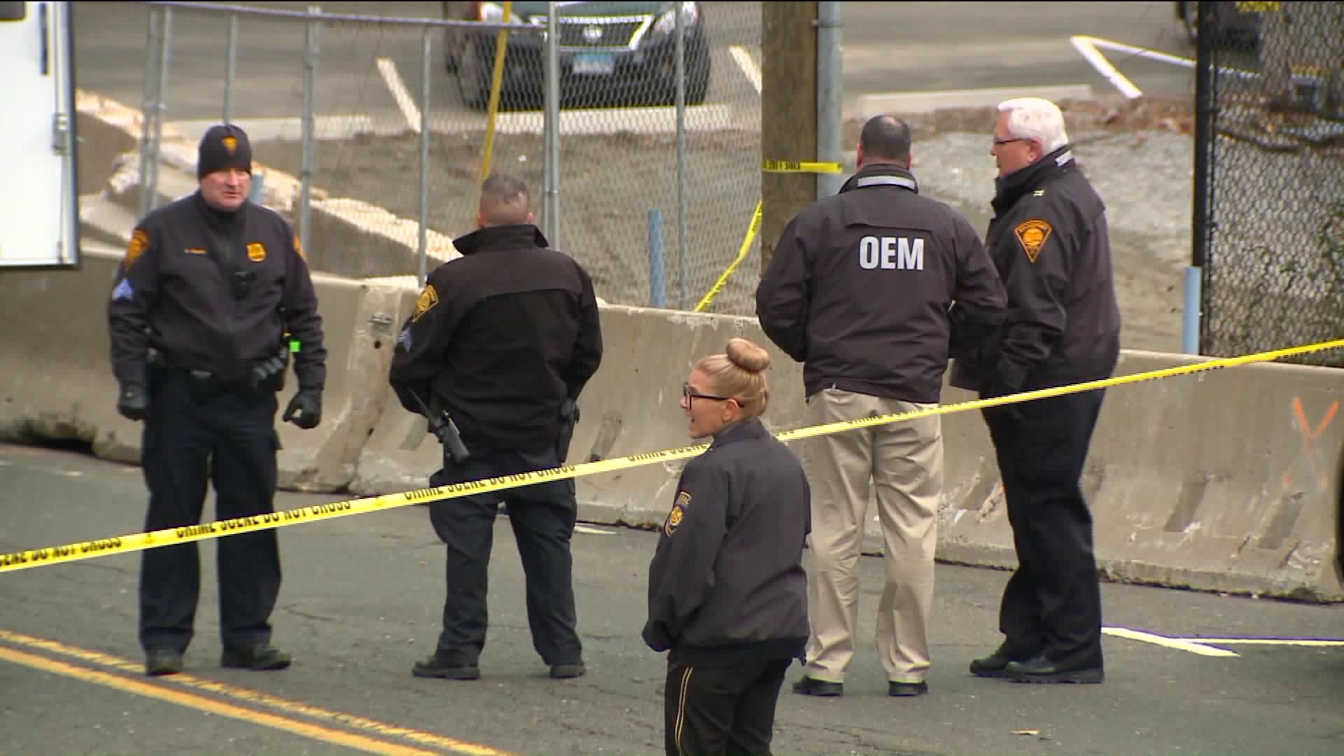3 in custody after shooting injures 4 men outside Bridgeport Superior Court