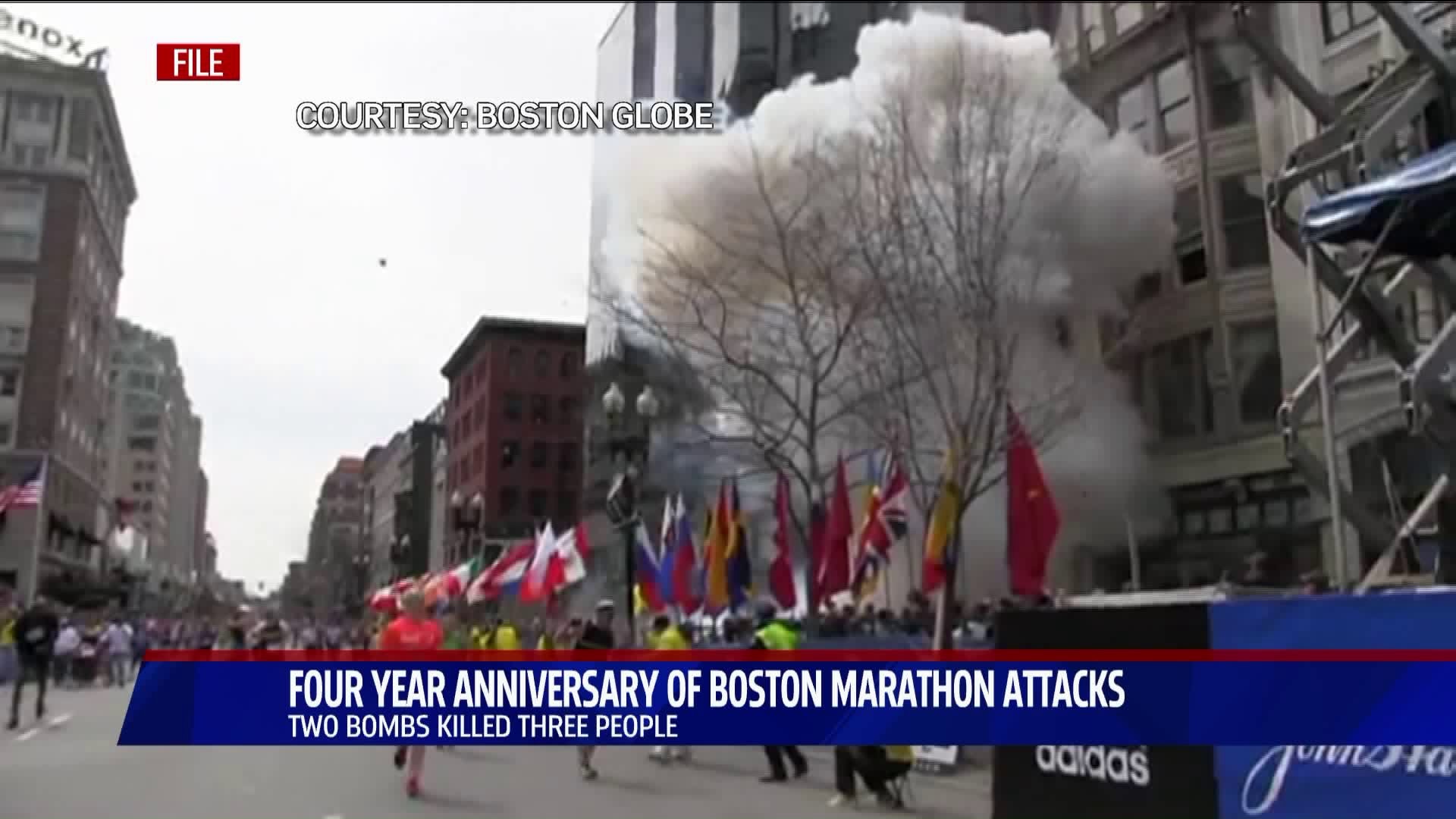 Boston to mark 4th anniversary of deadly marathon bombing