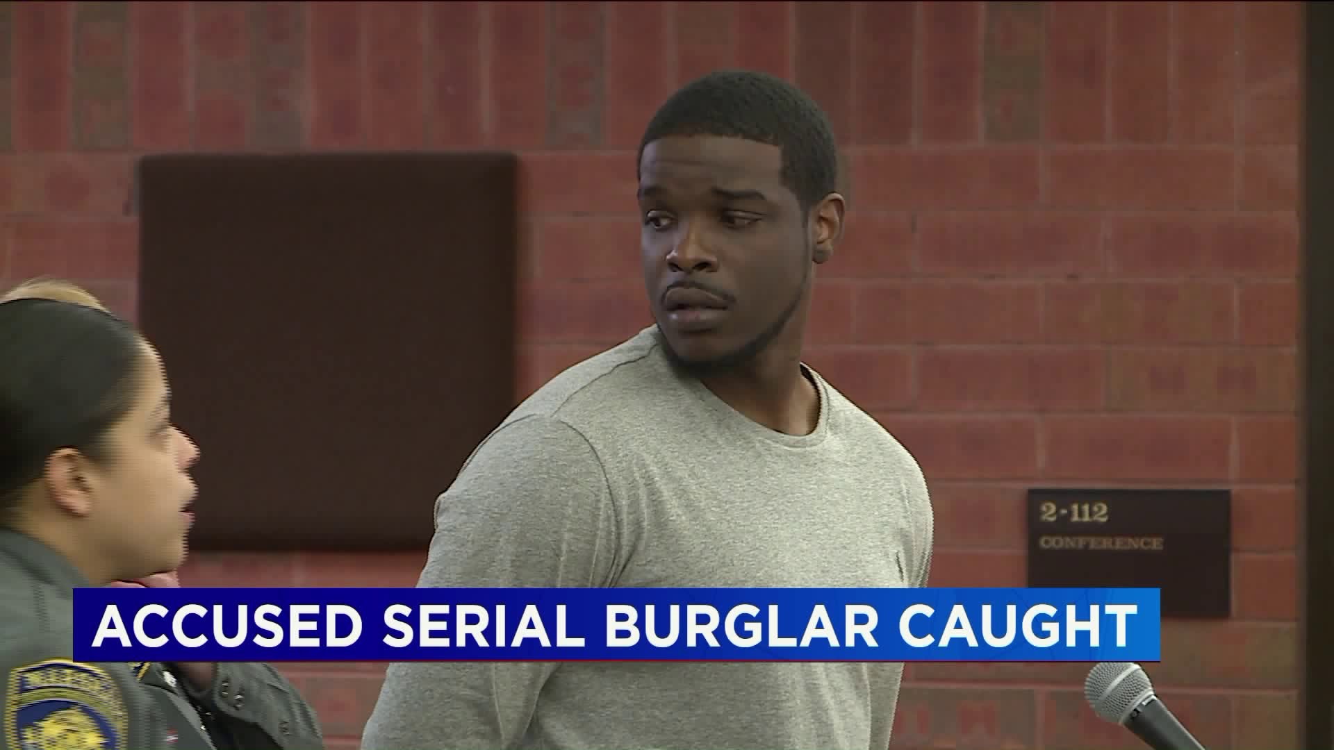 Accused serial burglar caught