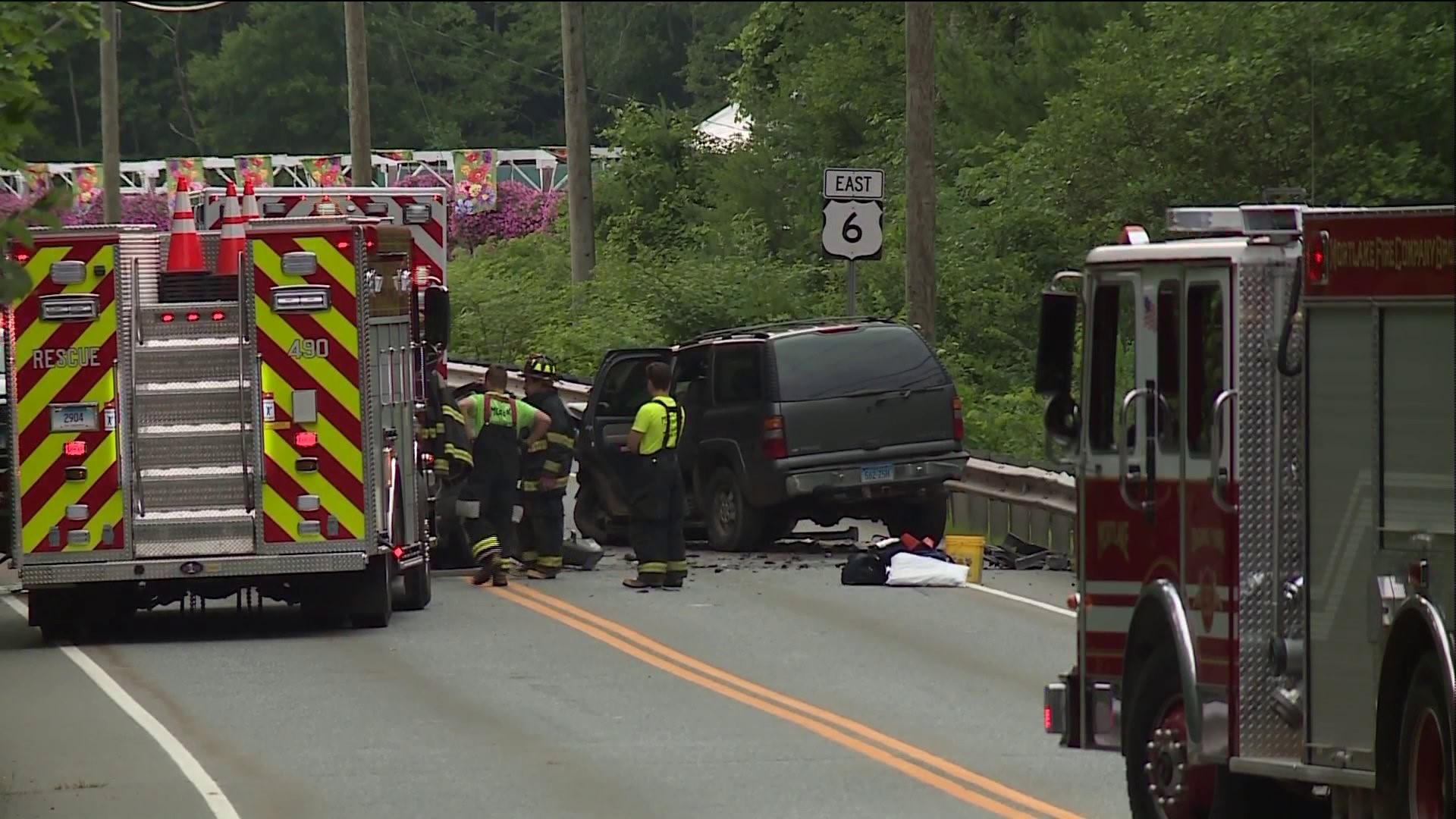 Rt. 6 in Brooklyn CT reopened after crash