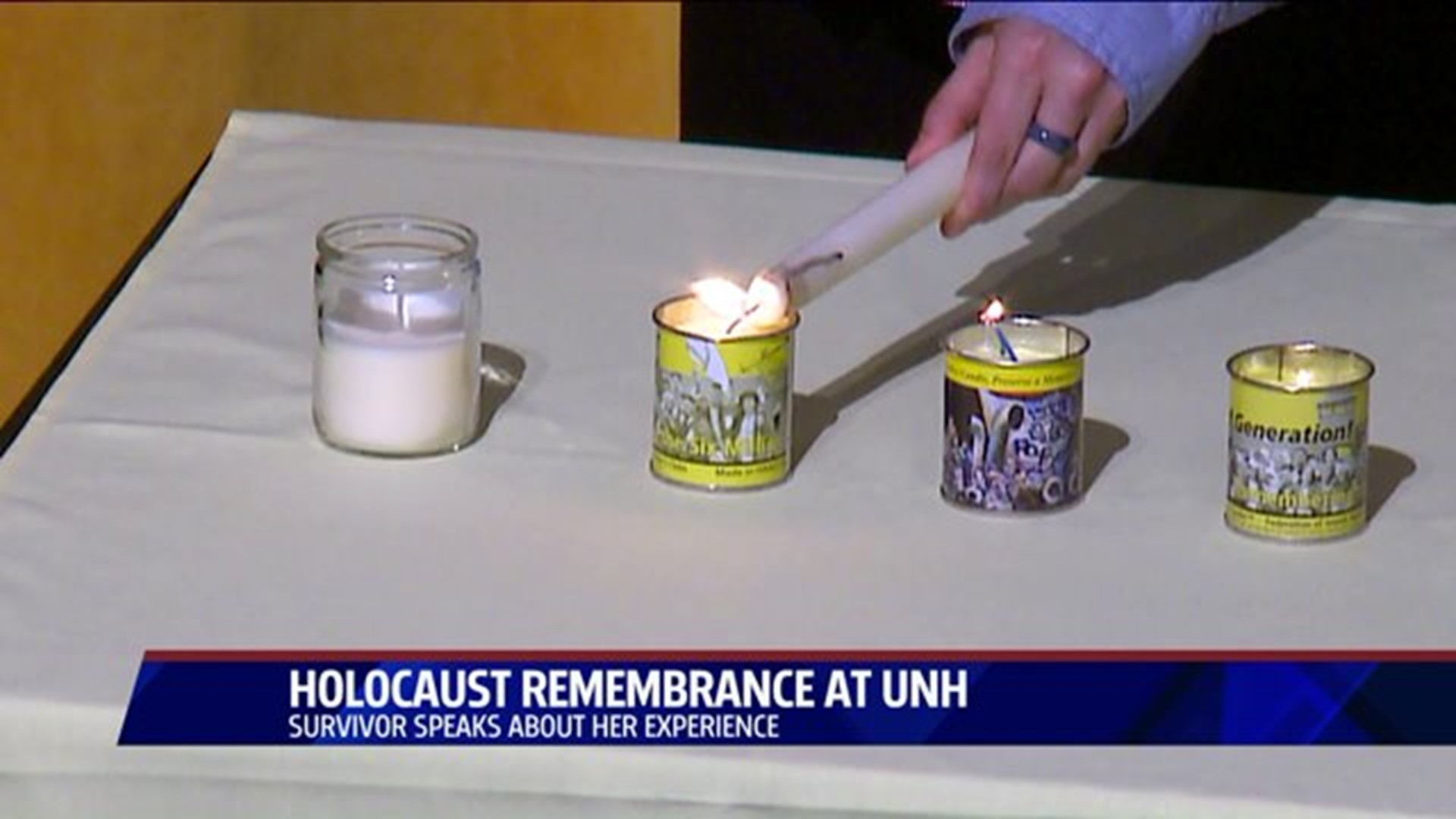 Survivor speaks at Holocaust rememberance ceremony