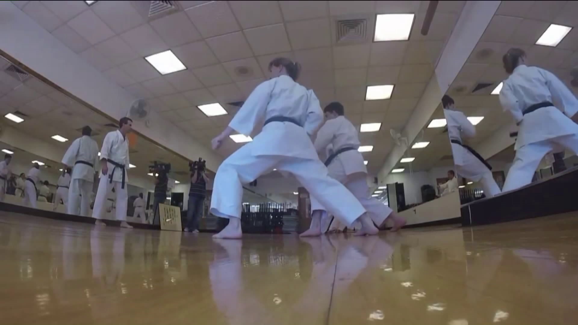 Karate kid,mom of Durham make it to the big stage