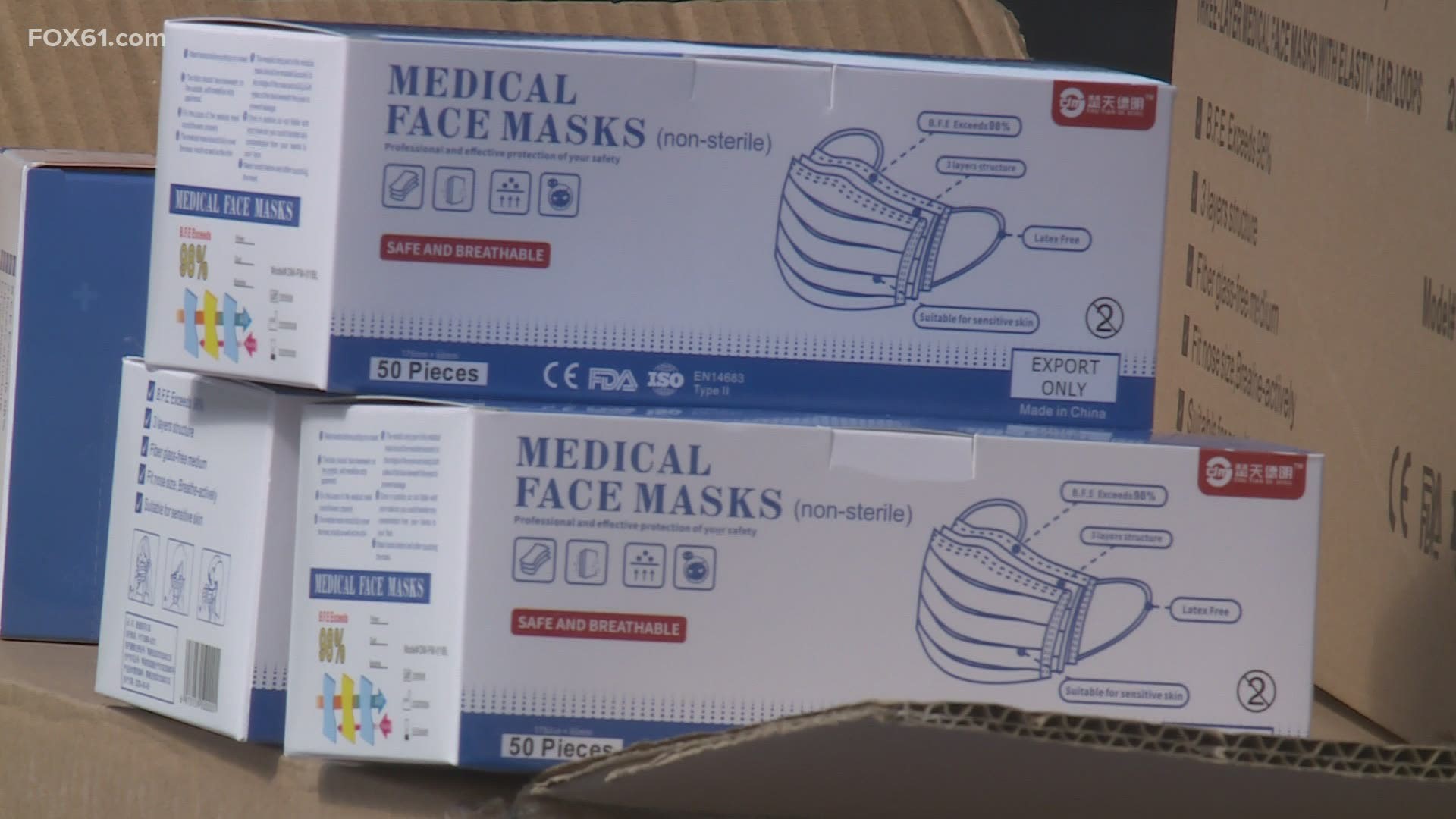 The fundraiser offered supplies for students ranging from bookbags to protective masks.