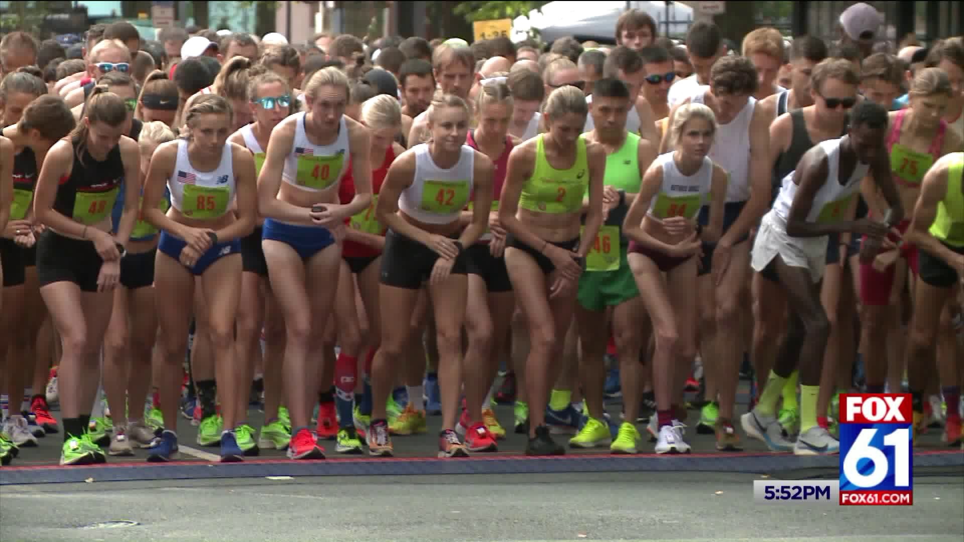 Thousands of runners cross finish line at Faxon Law New Haven Road Race
