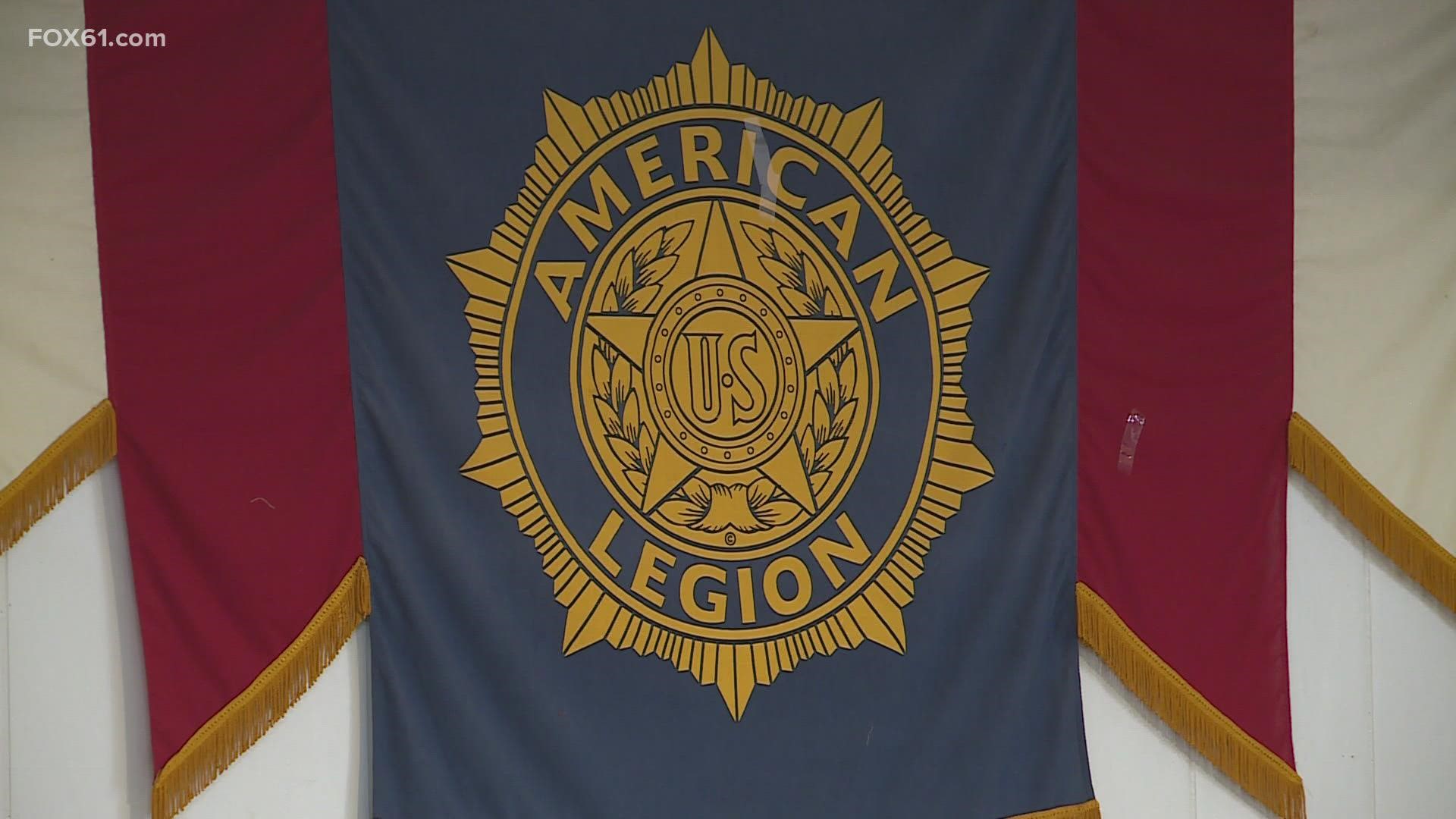 1940s AMERICAN LEGION banner-