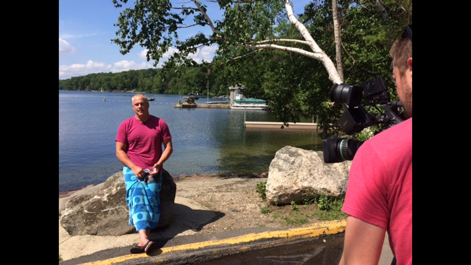 East Granby man diving in head first for the cause