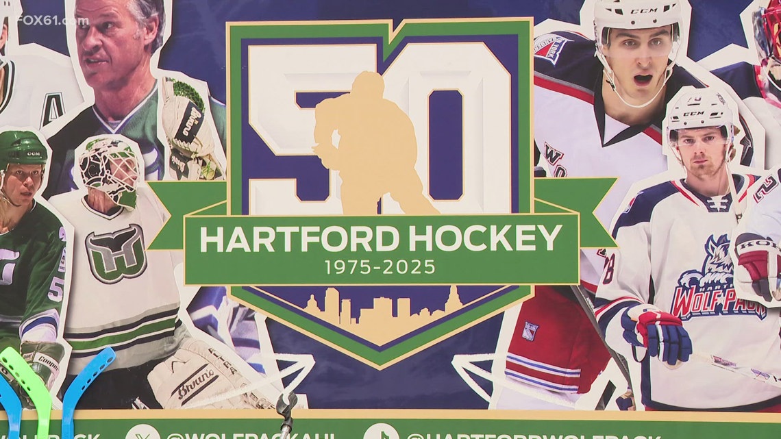 Hartford is celebrating 50 years of professional hockey in the city