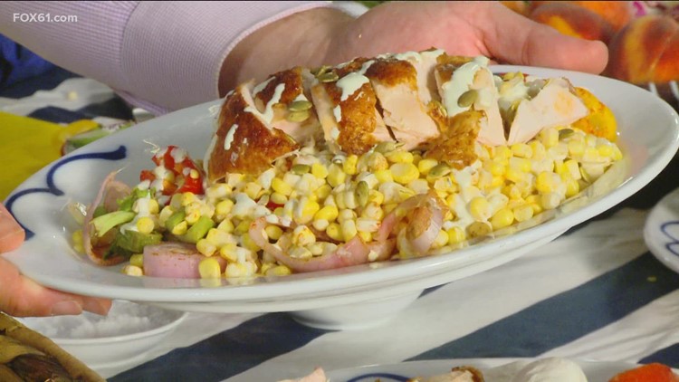 食谱:Ani's Table墨西哥街头玉米鸡肉沙拉